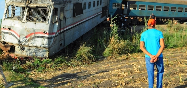 حادث تصادم قطارين بالإسكندرية