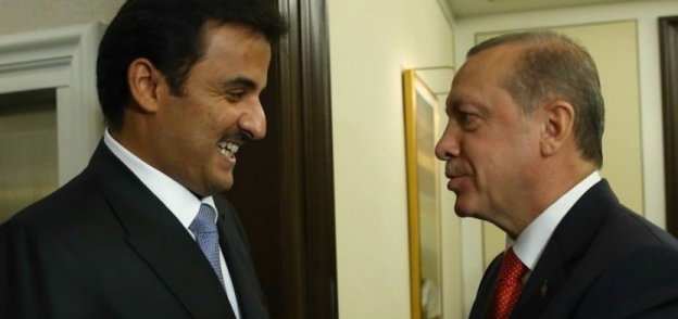 أردوغان مع أمير قطر