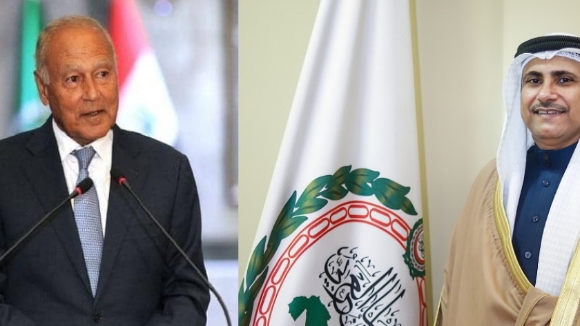 رئيس البرلمان العربي وأحمد أبوالغيط