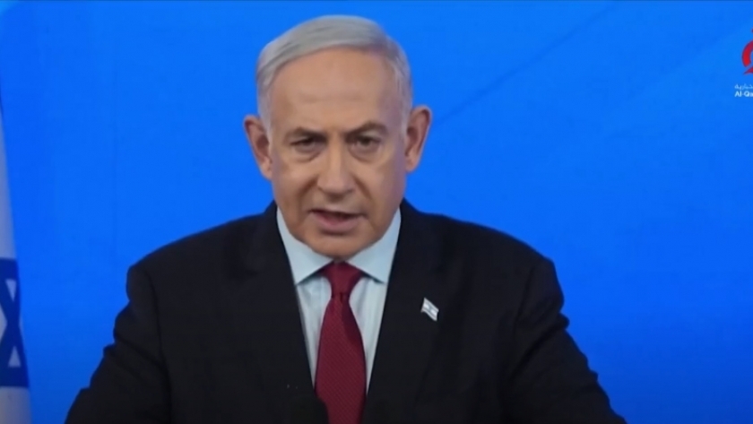 رئيس وزراء دولة الاحتلال الإسرائيلي نتنياهو