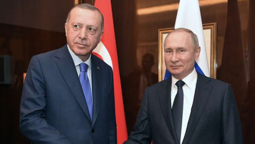 الرئيس الروسي ونظيره التركي"صورة أرشيفية"