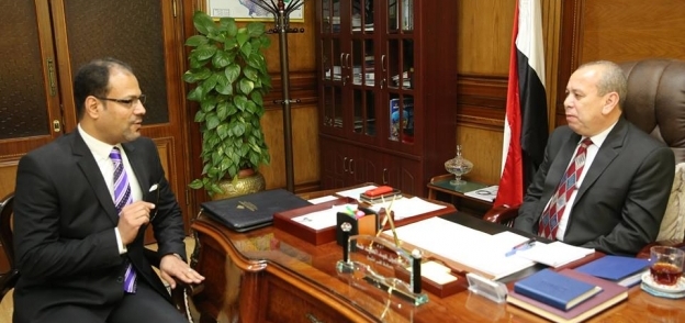 محافظ كفر الشيخ يستقبل رئيس فرع هيئة التأمين الصحى الجديد