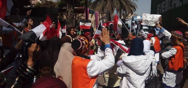 فرقة نوبي أمام لجان غرب الإسكندرية للاحتفال بالانتخابات