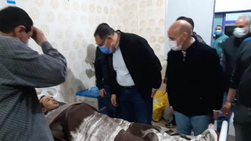 خروج 12 من مصابي قطار منيا القمح من المستشفى