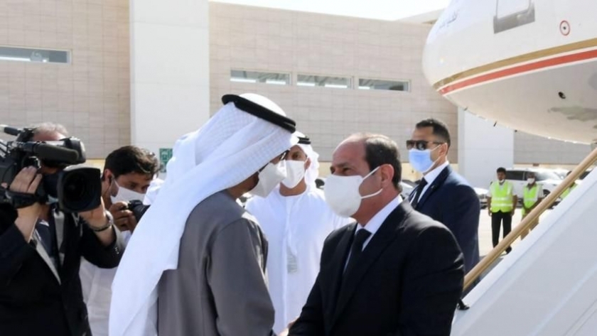 جانب من زيارة الرئيس عبدالفتاح السيسي للإمارات