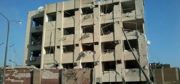 موقع انفجار مبنى أمن الدولة بشبرا