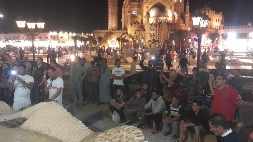 ليالي رمضان من ساحة مسجد الصحابة بشرم الشيخ