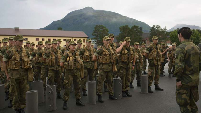 عسكريون في النرويج