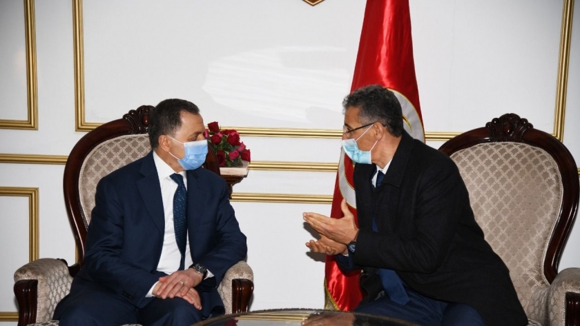 مباحثات وزير الداخلية أثناء زيارته للعاصمة التونسية