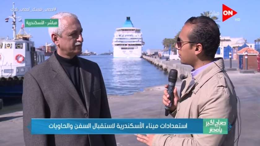 الدكتور وليد ابو راية، مدير الادارة الطبية بميناء الاسكندرية