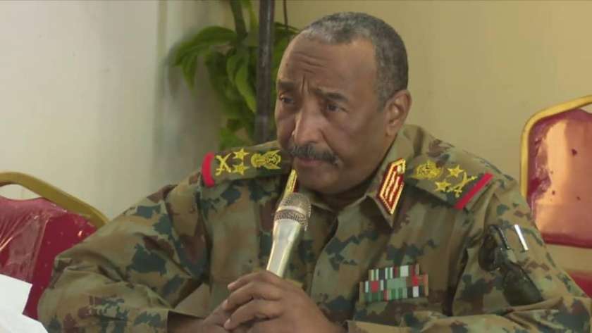 الفريق أول ركن عبدالفتاح البرهان، رئيس مجلس السيادة السوداني القائد العام للقوات المسلحة