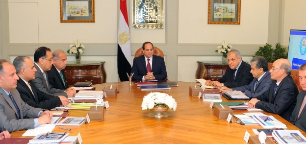 الرئيس عبد الفتاح السيسي يعقد اجتماع لمناقشة وضع البحيرات