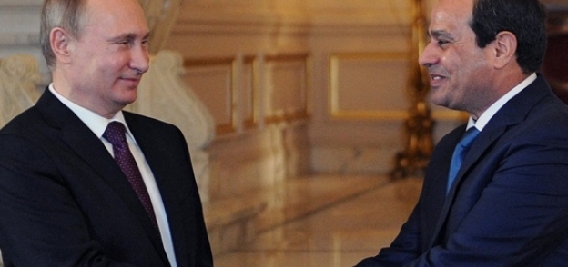 الرئيسان عبدالفتاح السيسي وفلاديمير بوتين