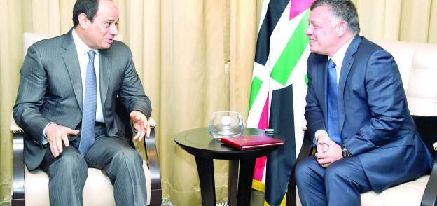 الرئيس عبدالفتاح السيسى خلال لقاء سابق بملك الأردن