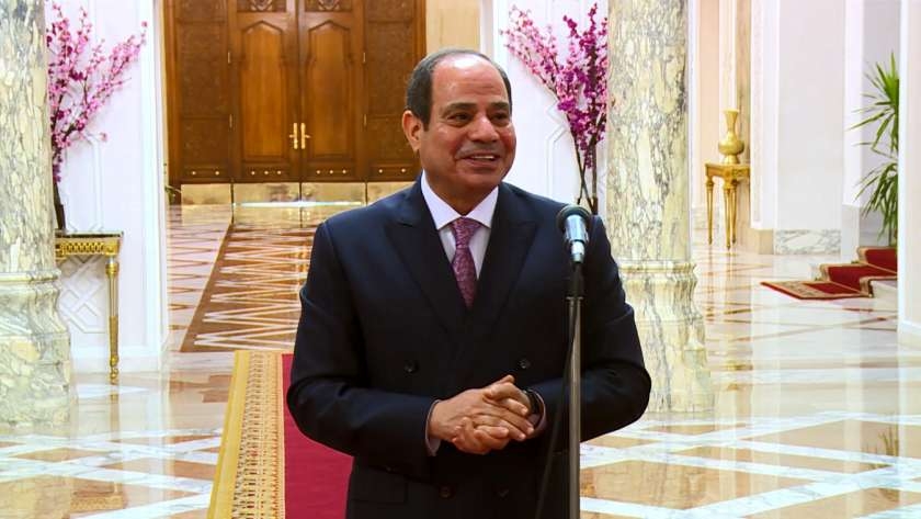 الرئيس عبدالفتاح السيسي خلال كلمته بتكريم أبطال الألومبياد