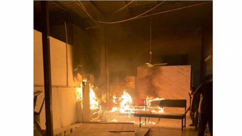 حريق في أجزاء من مسجد في «الرمثا» الأردنية