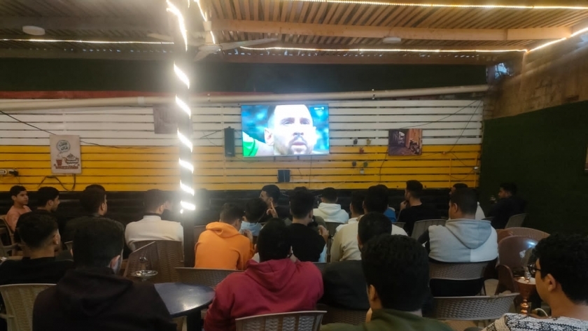 حضور جماهيري كبير بكفر الشيخ لمشاهدة مباراة الأرجنتين وفرنسا في نهائي كأس العالم