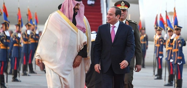 الرئيس السيسي وولي العهد السعودي محمد بن سلمان