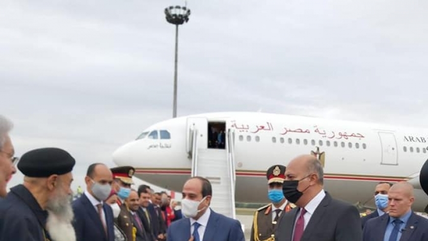 استقبال الجالية المصرية بالمجر للرئيس السيسي