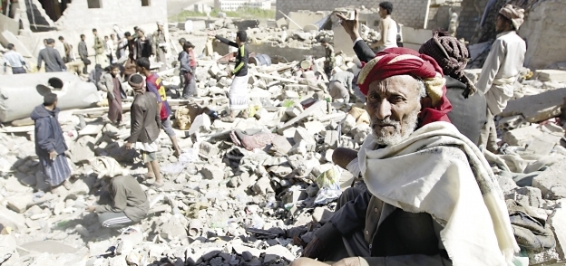 آثار الحرب في اليمن - صورة أرشيفية