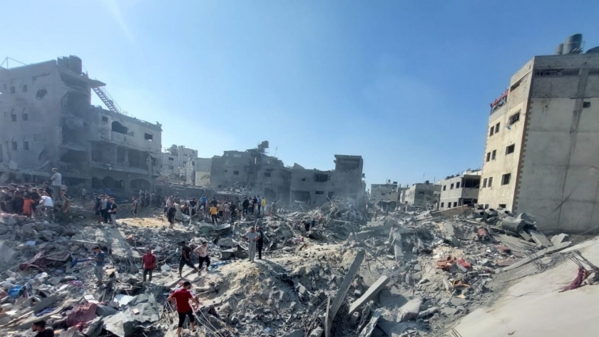 غزة تحت القصف الإسرائيلي للأسبوع الخامس