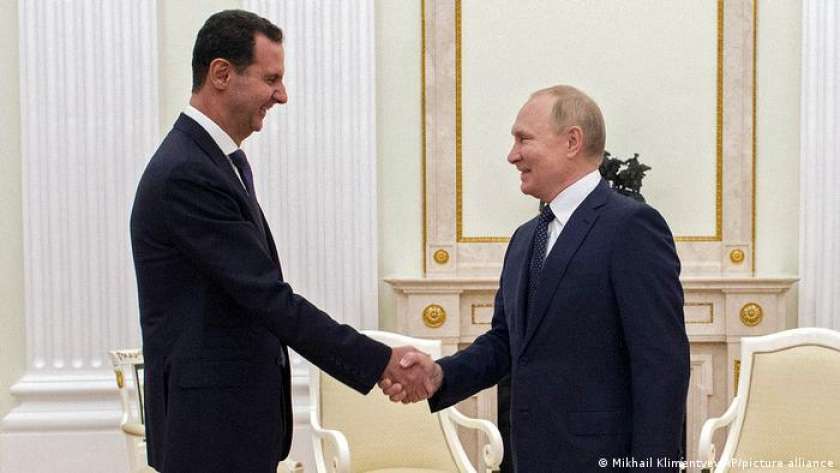 لقاء سابق بين الأسد وبوتين
