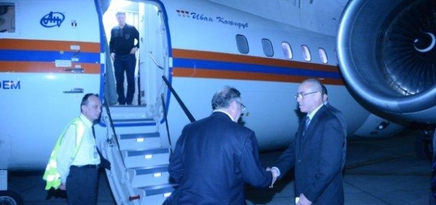 مغادرة وزير النقل الروسى مطار القاهرة