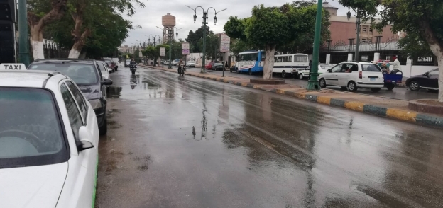 امطار غزيره بمدينة المنيا