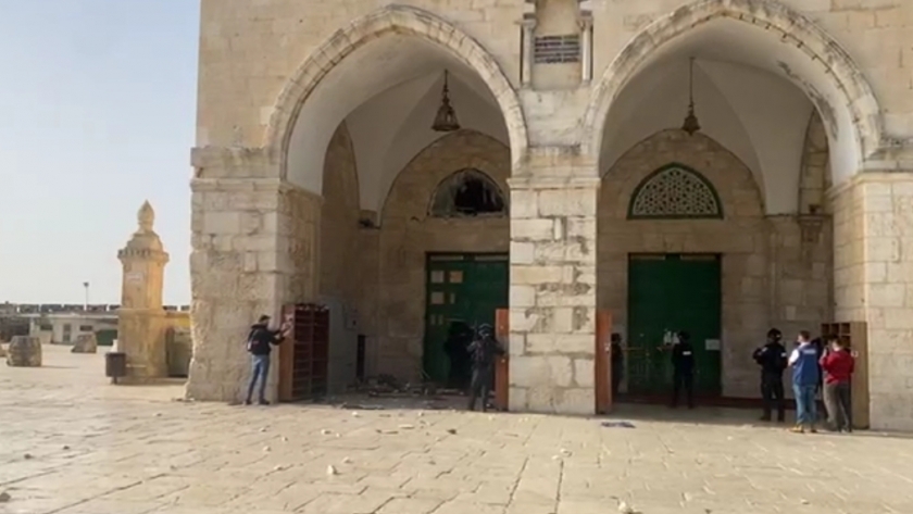 اقتحام قوات الاحتلال الإسرائيلي لـ المسجد الأقصى المبارك
