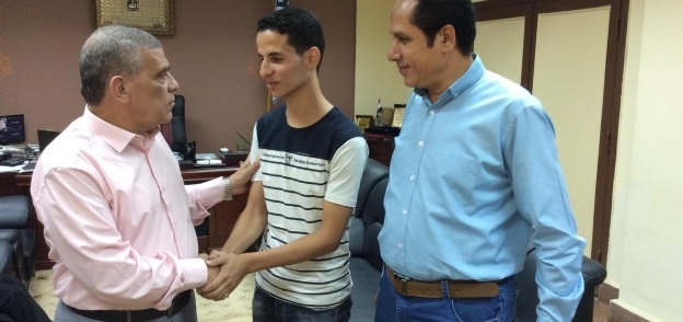 وكيل وزارة الشباب بالغربية ييُستقبل رئيس برلمان شباب مصر