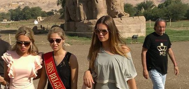 ملكات جمال بلجيكا يزورن أثار البر الغربي