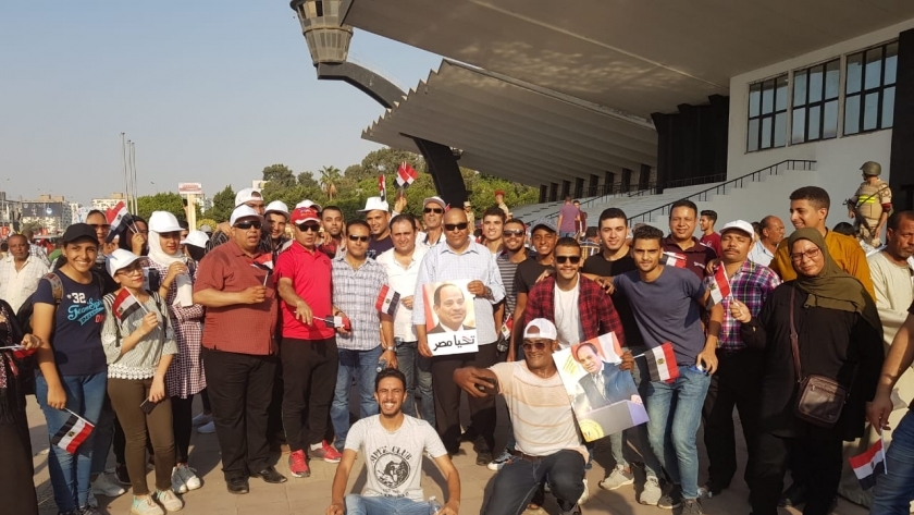 طلاب جامعة الفيوم يشاركون في احتفالية "حب مصر" بالقاهرة