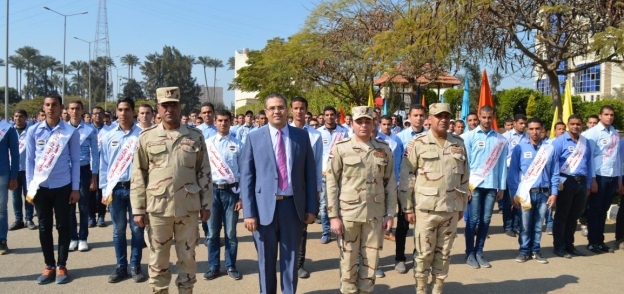 برنامج التربية العسكرية لطلاب جامعة المنصورة