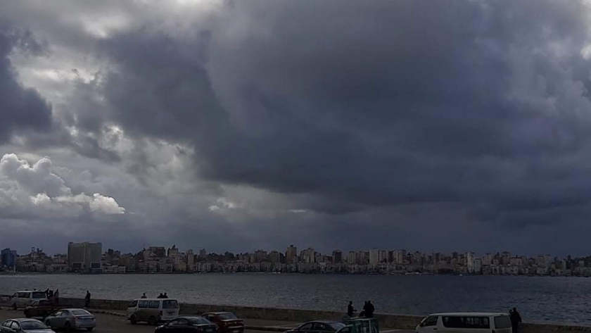 سماء الإسكندرية اليوم