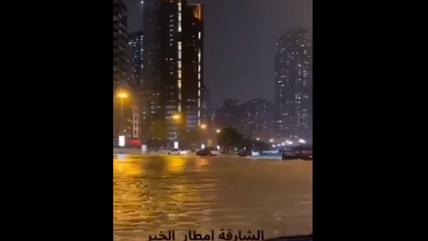 أمطار غزيرة في الإمارات