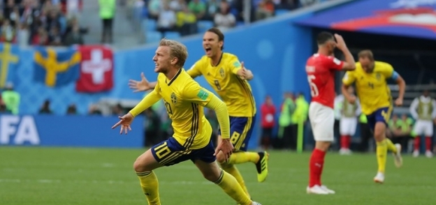 منتخب السويد يصعد للدور ربع النهائي بمونديال روسيا
