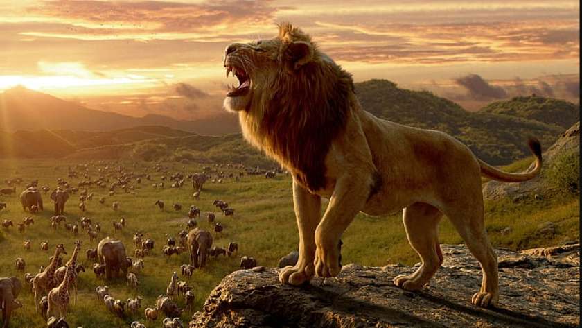 مشهد من فيلم The Lion King