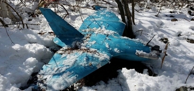 حطام طائرة بلا طيار تحطمت في كوريا الجنوبية يعتقد أنها كورية شمالية