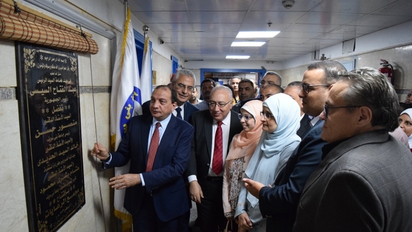 افتتاح مجمع رعايات وأول وحدة حوادث بالمستشفى الجامعي في بني سويف