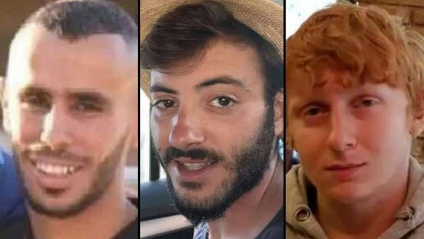 المحتجزين الثلاثة الذين قتلوا على يد جيش الاحتلال