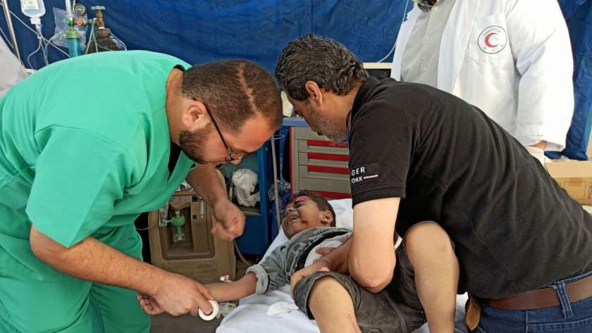 مجمع الشفاء الطبي في قطاع غزة