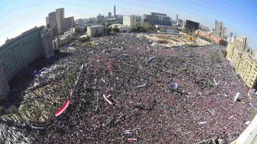 احتفالات بميدان التحرير بعد بيان 3 يوليو