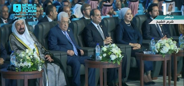الرئيس السيسي والرئيس الفلسطيني أبومازن