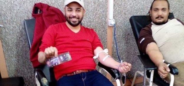 التبرع بالدم بمركز أورام المنصورة