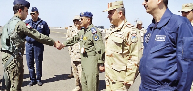 جانب من القوات المصرية المشاركة فى مناورة «رعد الشمال» بالمملكة العربية السعودية