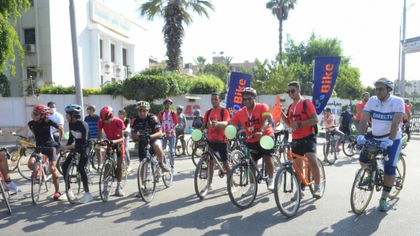 احتفالا باليوم العالمي للبيئة جمعية مصر الجديدة تنظم مارثون الدراجات الهوائية