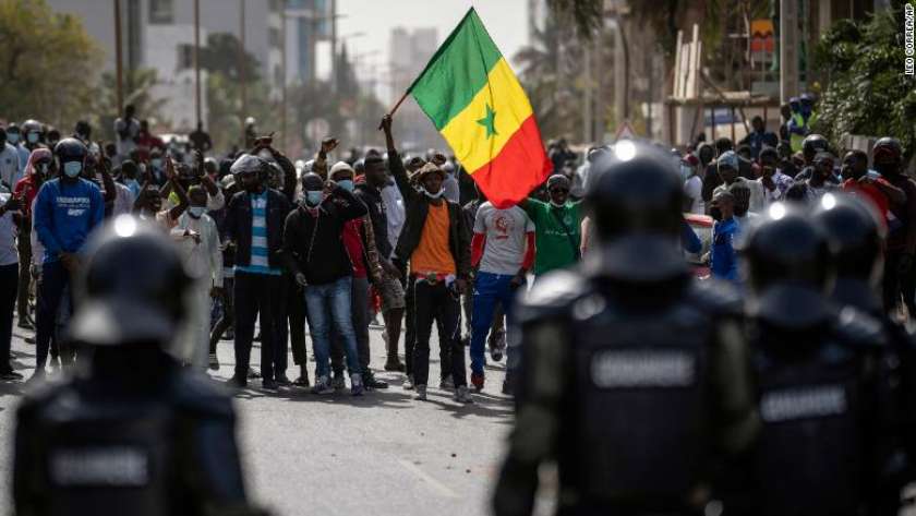 مظاهرات في السنغال