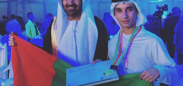 مصطفى الصاوي بعد فوزه بالميدالية الذهبية