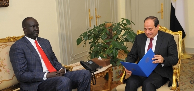 الرئيس السيسي يتسلم رسالة من الرئيس سيلفا كير