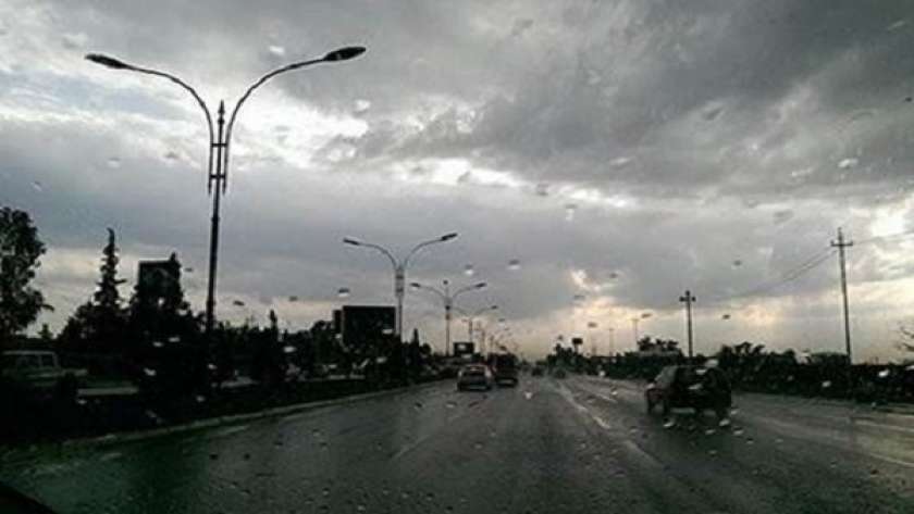 أمطار على العاصمة العراقية بغداد